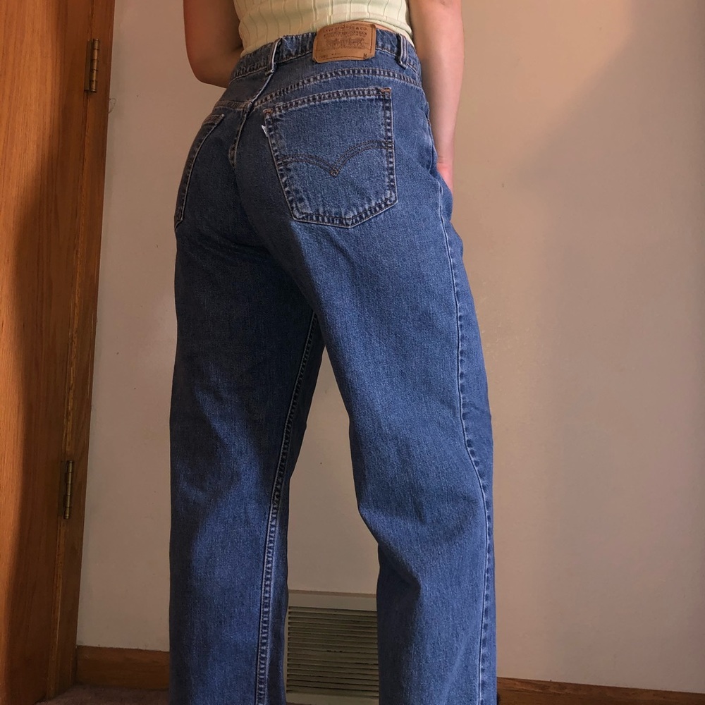 Vintage Levi’s 966 High rise wide leg jean